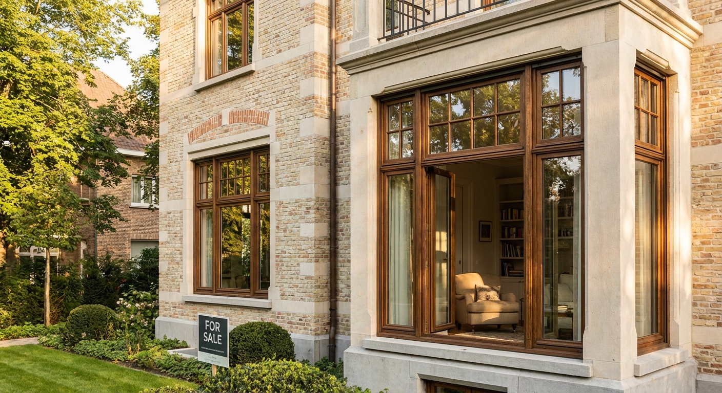 Repairs and installation of new electrical outlet on white wall near window in light apartment