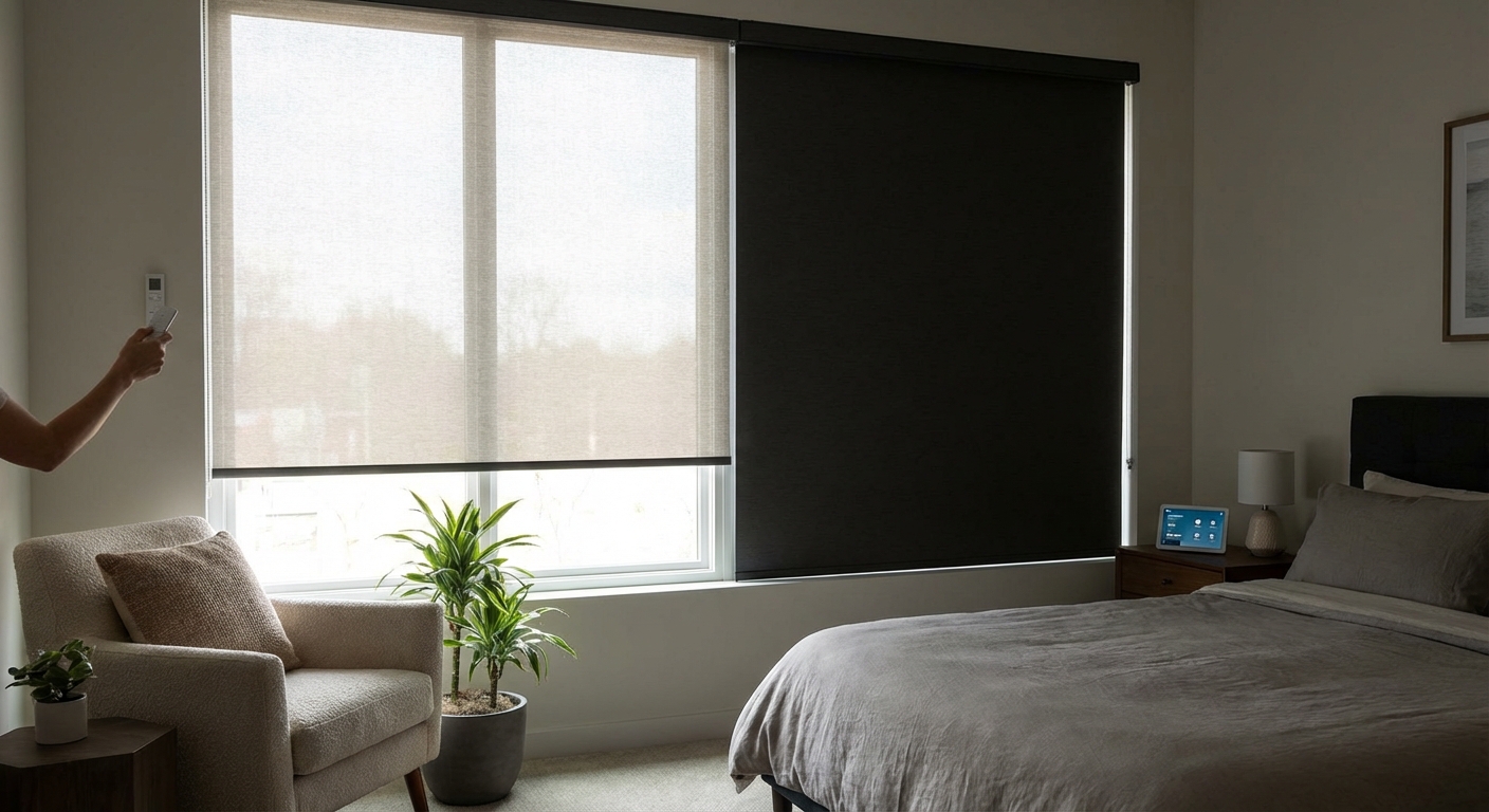 Stylish contemporary bedroom featuring a plush bed and chic lighting for a cozy ambience.