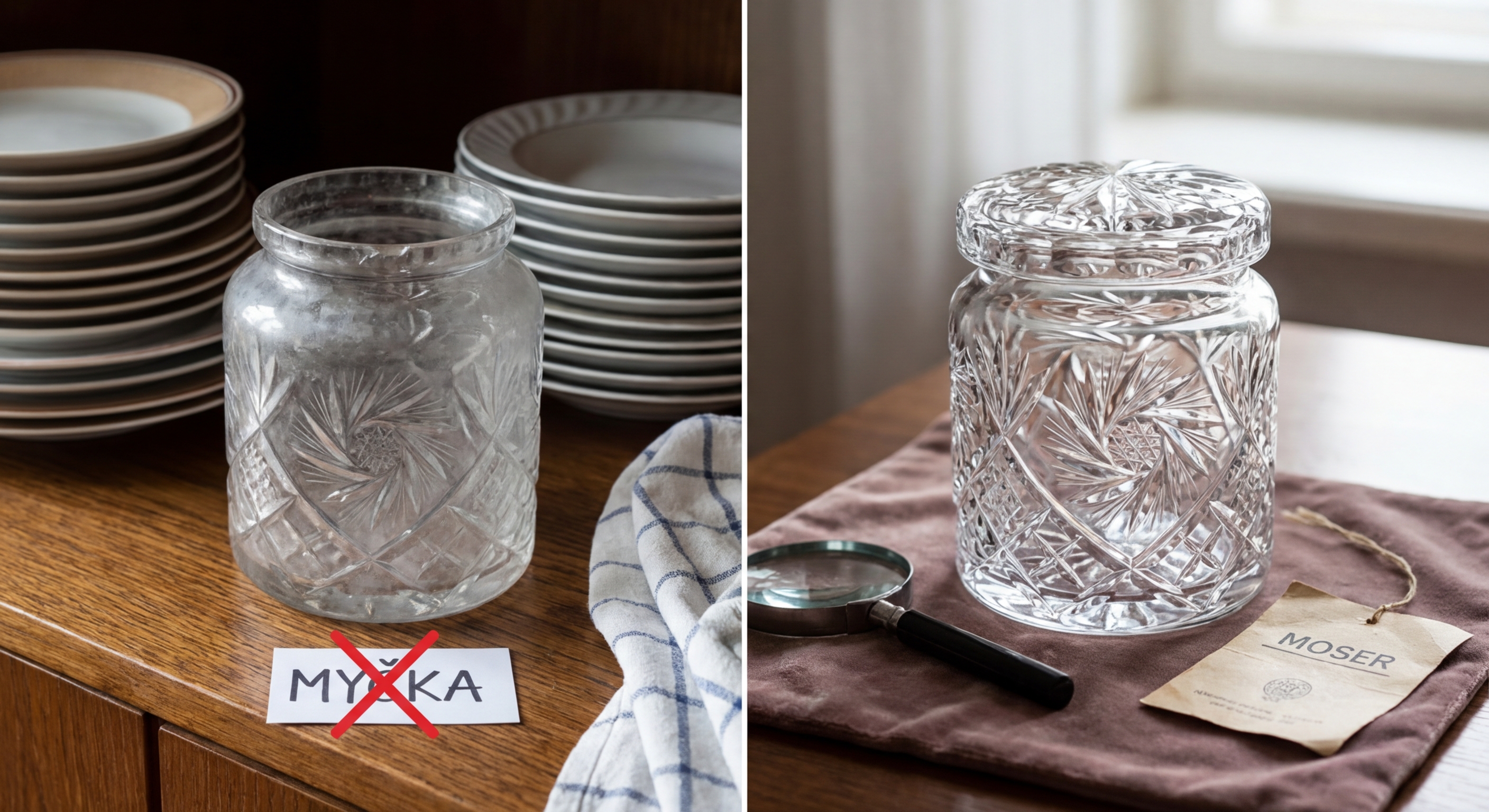 Close-up of a glass jar filled with sugar cubes on a white background. Minimalist stock photo.