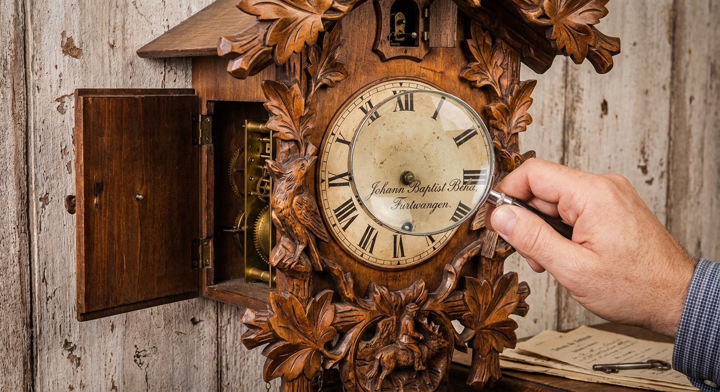 Detailed black and white image of a vintage grandfather clock face, captured in Bến Tre, Vietnam.