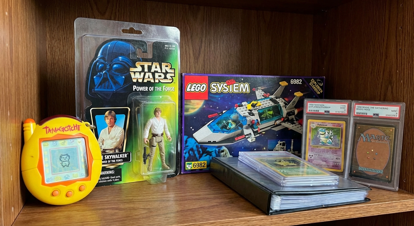 Close-up of collectible Pokemon cards in protective cases, emphasizing preservation and value.