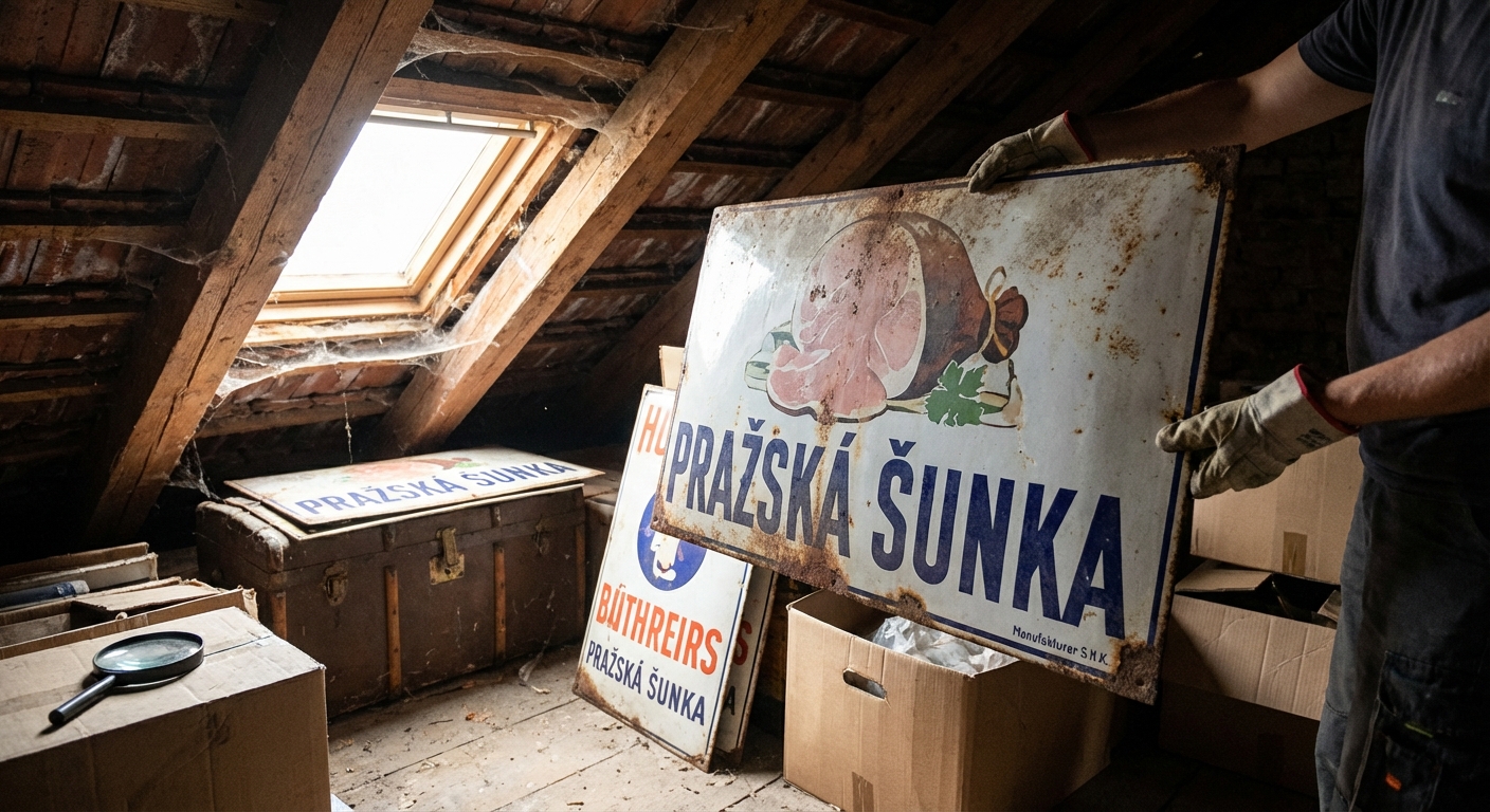 Old French wall-mounted sign reading 'CHRONOMÈTRE LIP' in bold letters against a rustic background.
