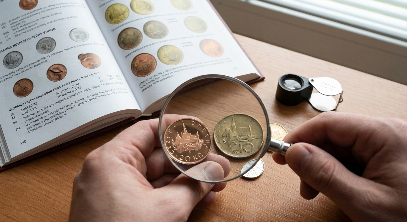 Silver bar and coins on blue surface, highlighting investment and collectible value.