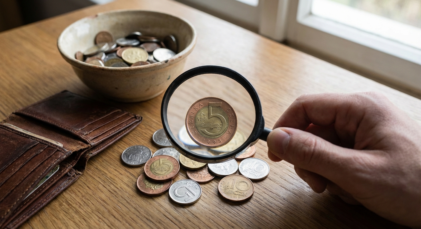 Detailed close-up of a vintage Indian coin commemorating forestry development, dated 1985.