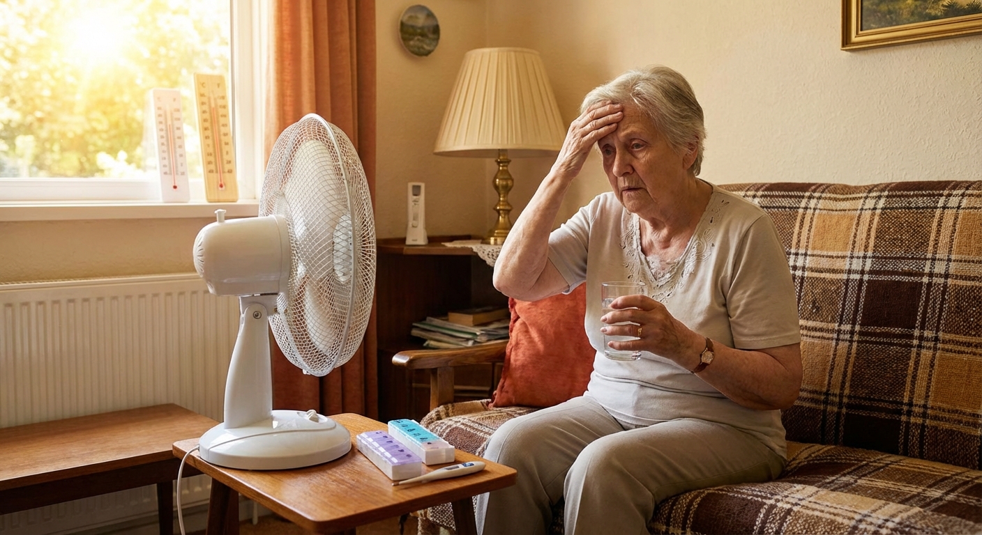 Detailed image of a glass thermometer displaying temperature in degrees.