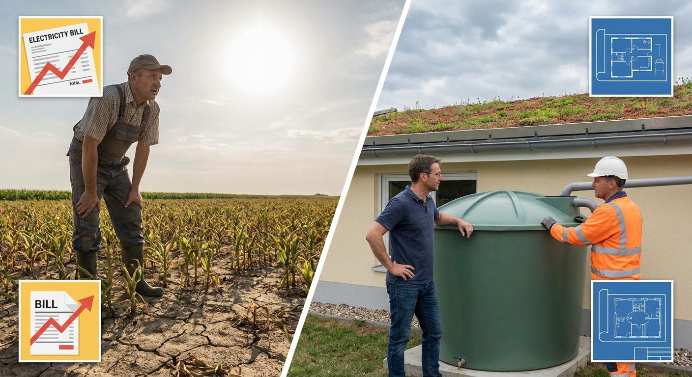 Aerial view of cracked dry earth surface in Schiermonnikoog, depicting drought effect.