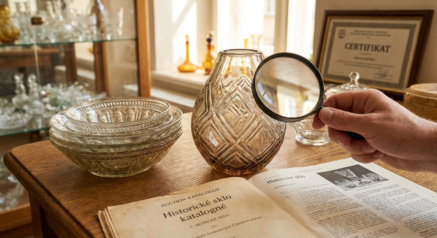 Two vintage glasses with metal bases on a wooden board, casting shadows.