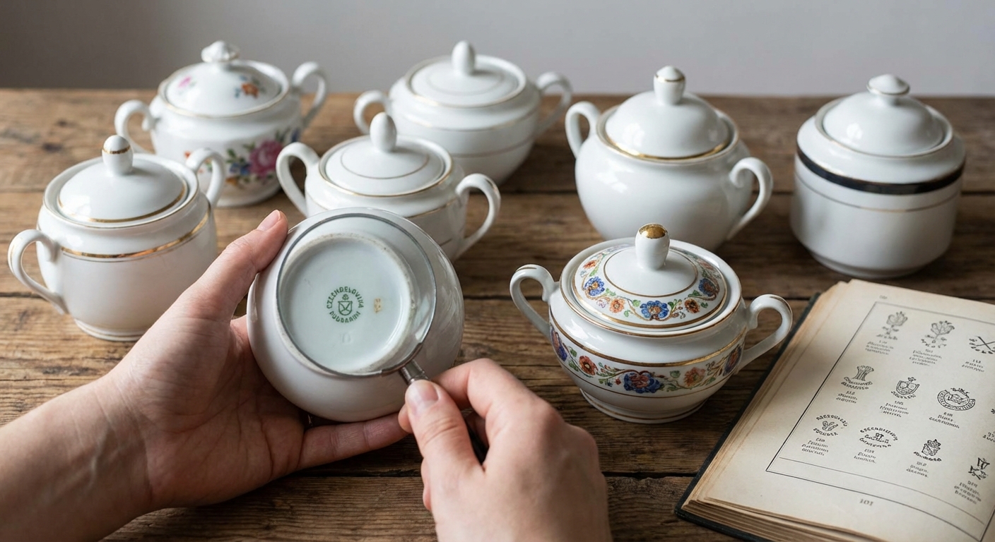 A vibrant assortment of vintage ceramic tea sets with a floral theme, showcasing delicate porcelain craftsmanship.