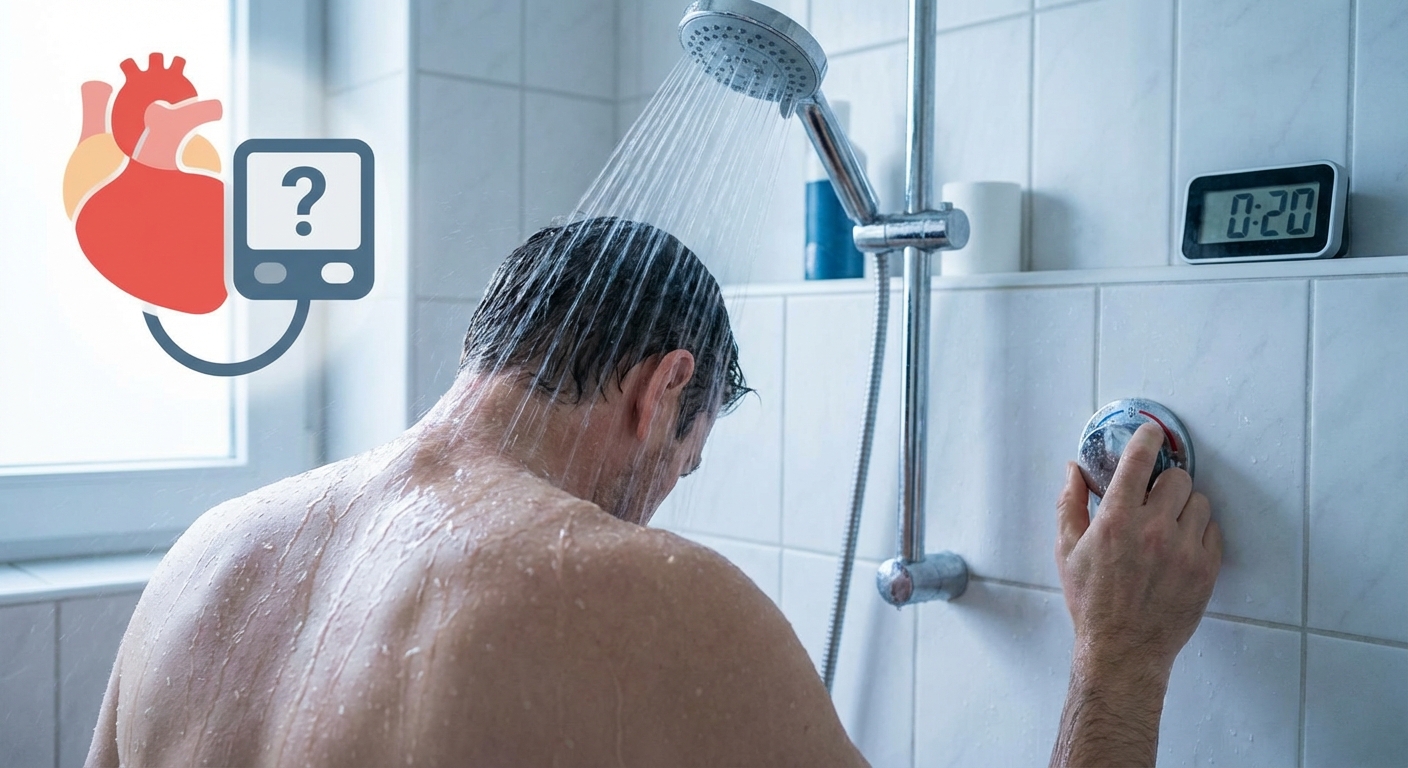 A woman uses essential oils and supplements in a contemporary kitchen for wellness.
