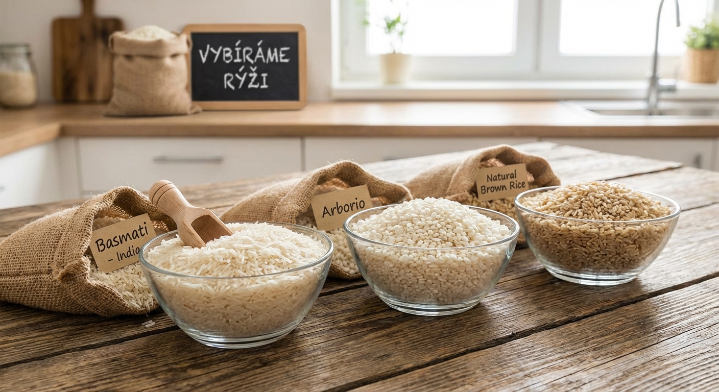 Close-up of uncooked white rice grains showing texture and detail, ideal for culinary themes.