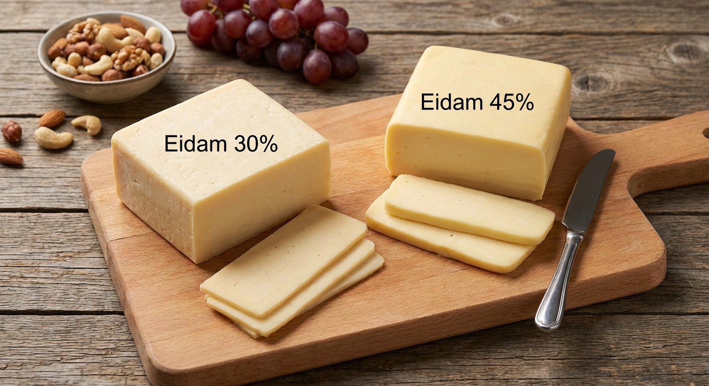 Detailed close-up of Parmesan cheese showing aged texture and salt crystals.