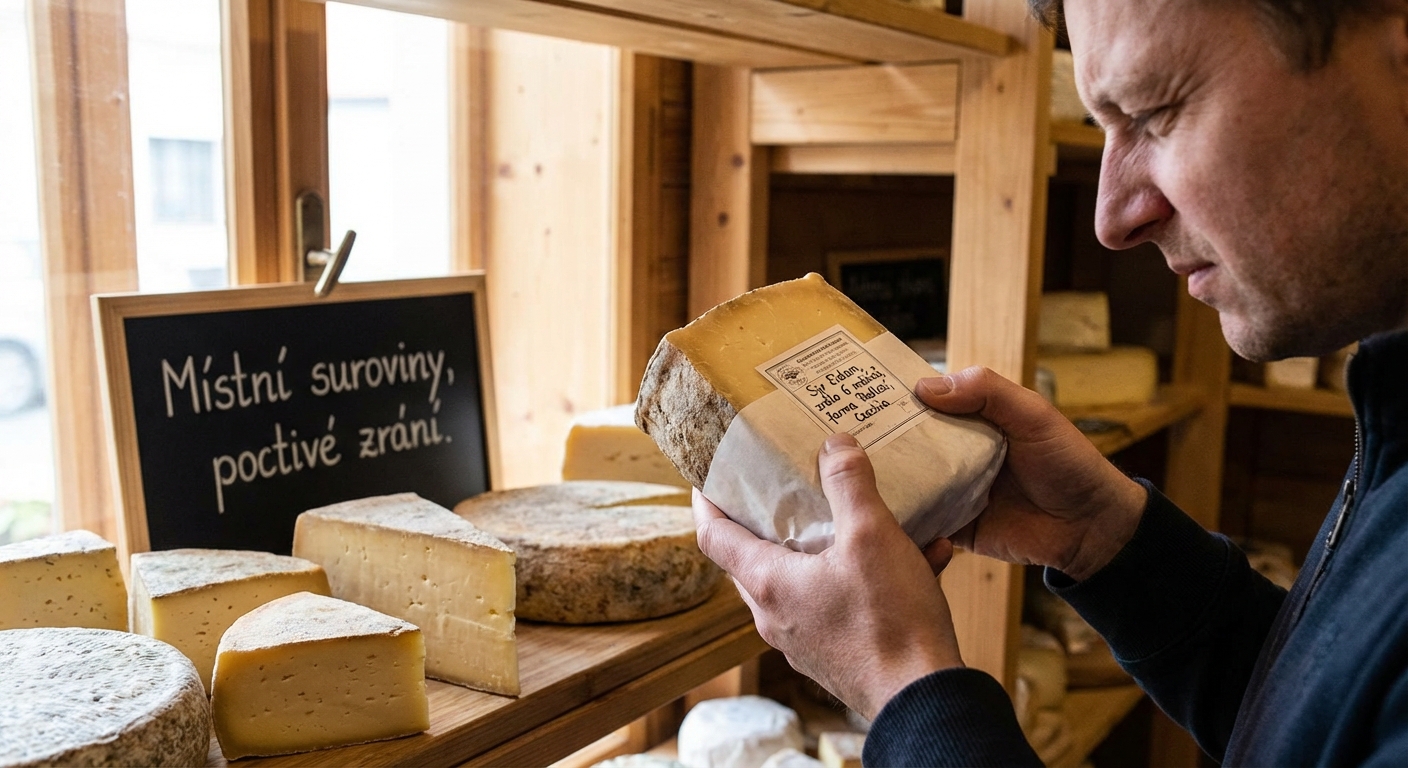 Workers in protective gear carefully wrapping cheese blocks by hand in a dairy factory setting.