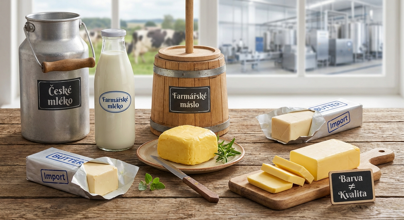 A cheese factory worker in protective gear managing cheese production in a hygienic environment.