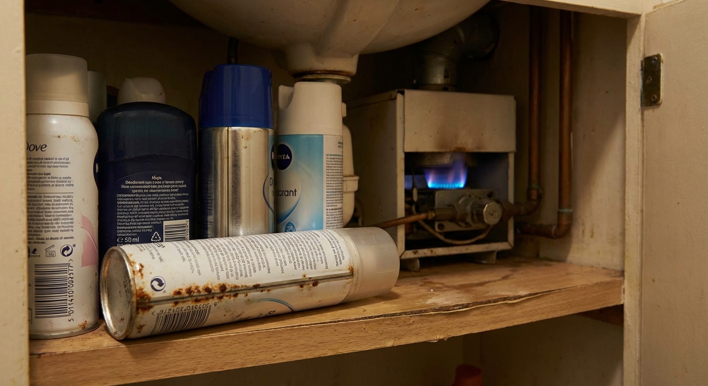 A graffiti artist holding a spray paint can outdoors, preparing to create street art.