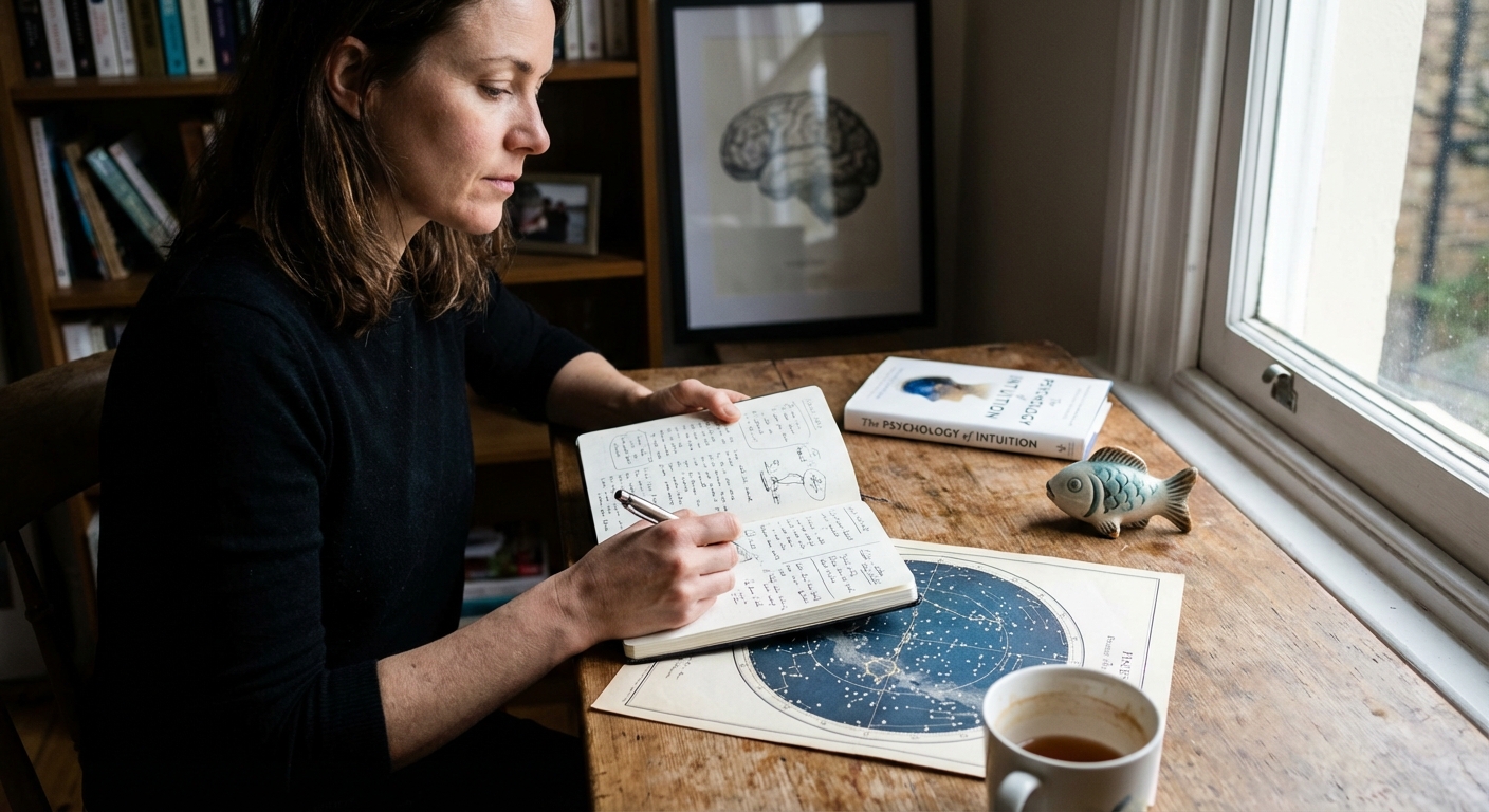 Outdoor mural depicting zodiac signs on a building wall in Chrzanow, Poland.