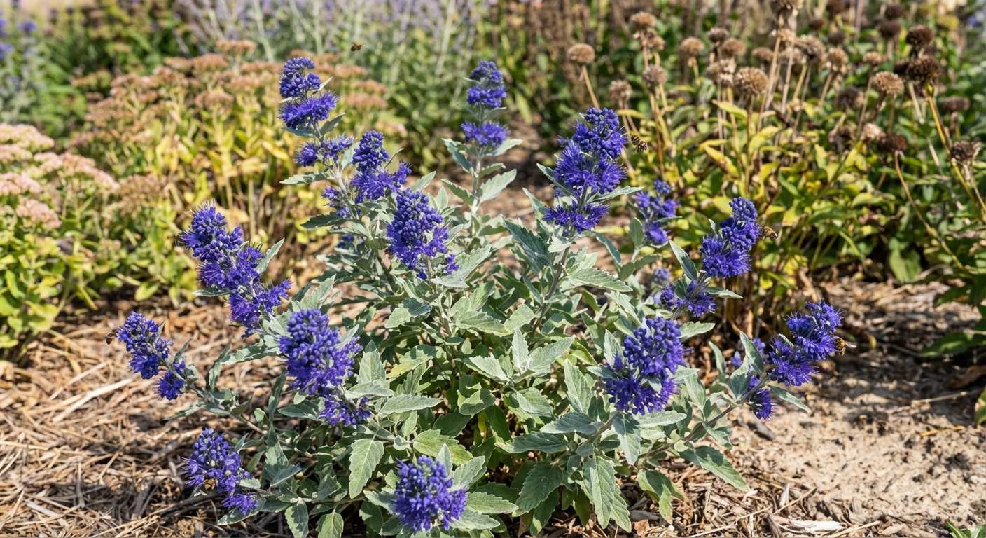 A detailed view of vibrant purple lilac flowers in full bloom outdoors, perfect for spring themes.