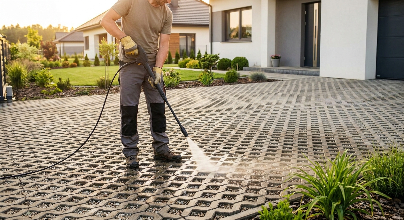 Ani asfalt, ani beton. České příjezdové cesty mění povrch na materiál, který v létě chladí a v zimě neklouže