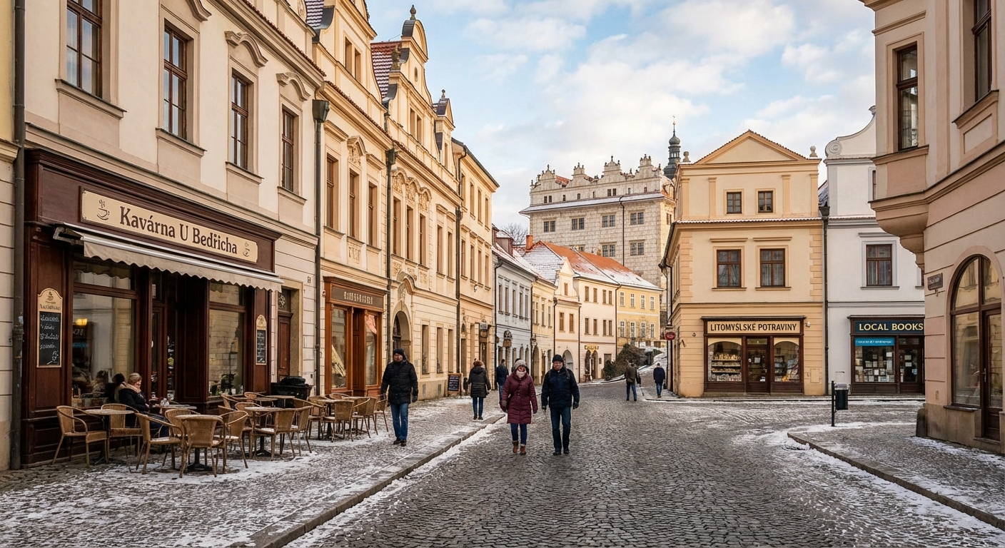 Beautiful view of the sgraffito decorated inner courtyard at Dresden Castle in Germany.