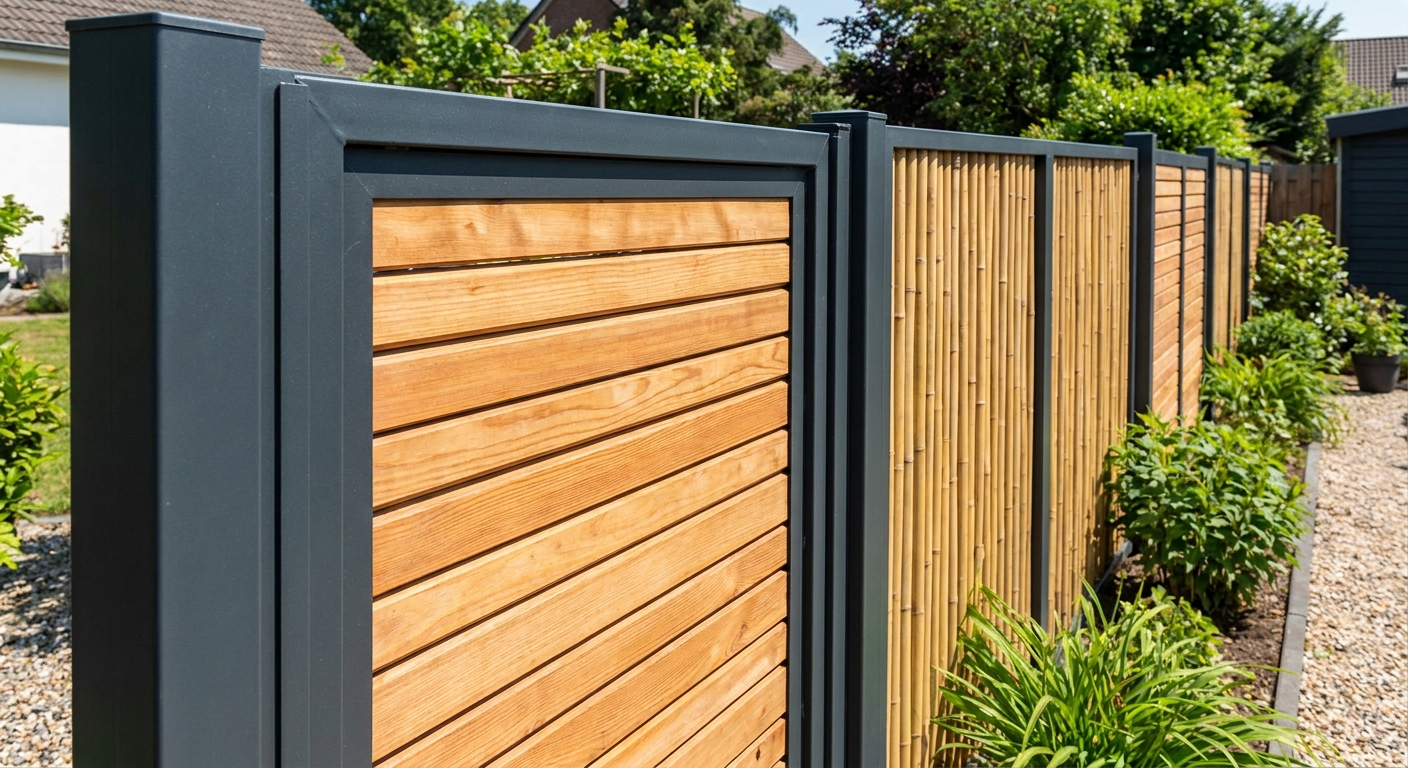 Ani klasický plot z pletiva, ani betonová zeď. Nový trend kolem zahrad je levný, ekologický a neprůhledný