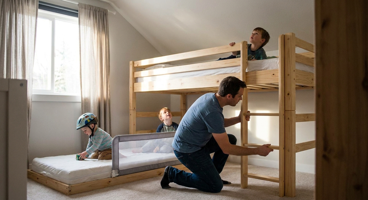 Ani klasická postel, ani patrová. Do dětských pokojů míří postele, které vypadají jako domečky na stromě