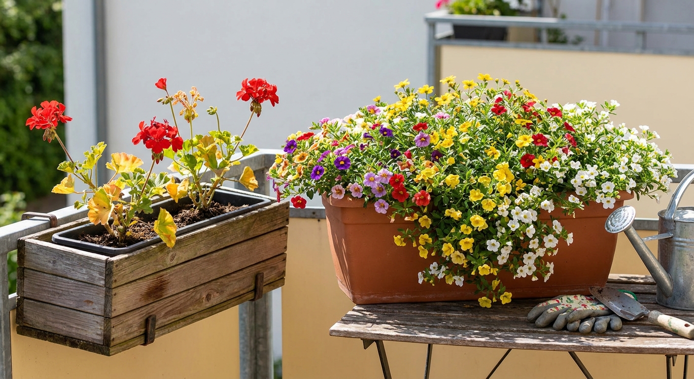 Ani pelargonie, ani lobelky. Letos balkony ovládnou tyto květiny, které vypadají jako vodopád barev