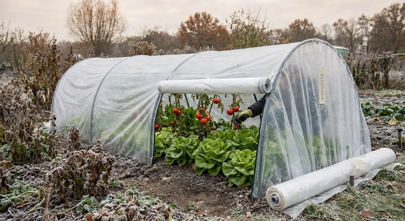 Ani skleník, ani pařeniště. Na české zahrady míří novinka, která prodlouží sezonu až do prosince