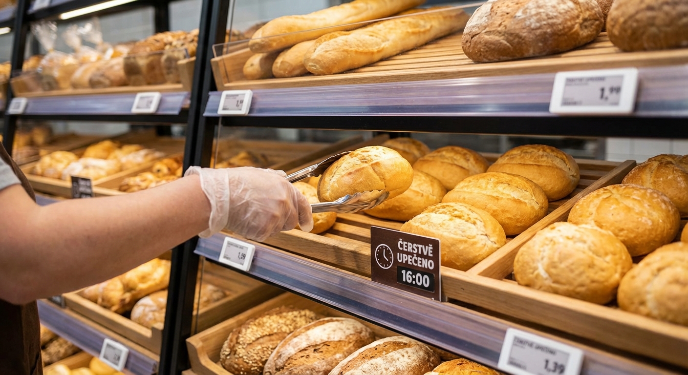 Anonymní zpověď pekaře: Proč byste si v supermarketu nikdy neměli brát pečivo zespodu regálu