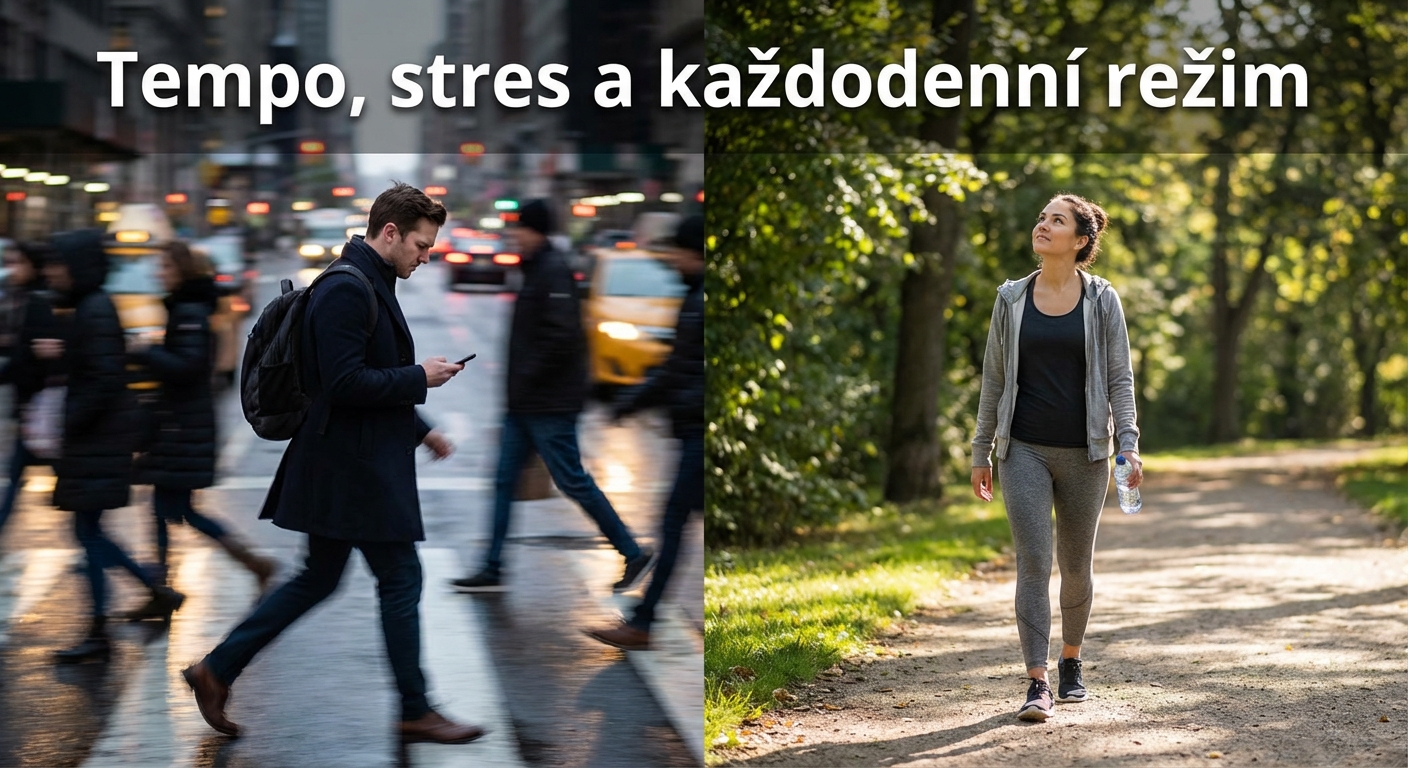 Black and white street scene featuring people with motion blur and abstract mural.