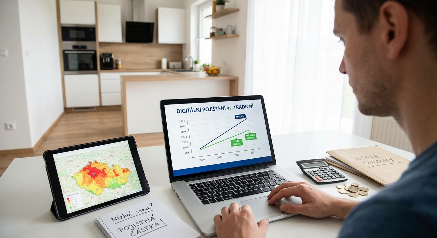 Češi hromadně ruší klasické pojištění domácnosti. Přecházejí na model, který je o polovinu levnější a kryje víc