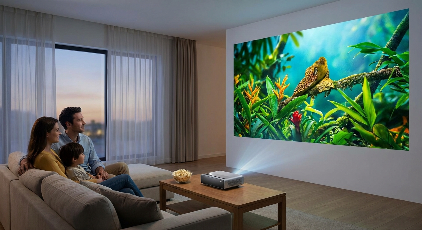 Češi přestávají kupovat klasické televize. Domácnosti dobývá zařízení, které vykouzlí kino i na holé stěně