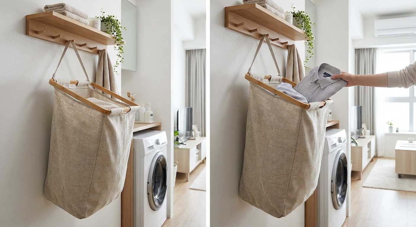 Češi přestávají kupovat velké koše na špinavé prádlo. Nahrazují je tyto vaky, které prádlo rovnou roztřídí