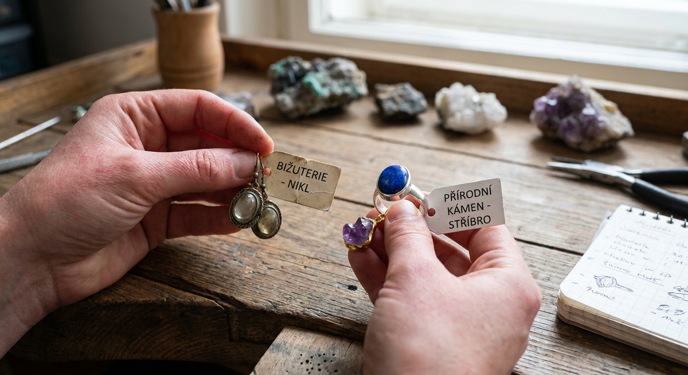 Češky v roce 2026 vyhazují levné náušnice. Trendem jsou šperky z přírodních kamenů, které mají sílu