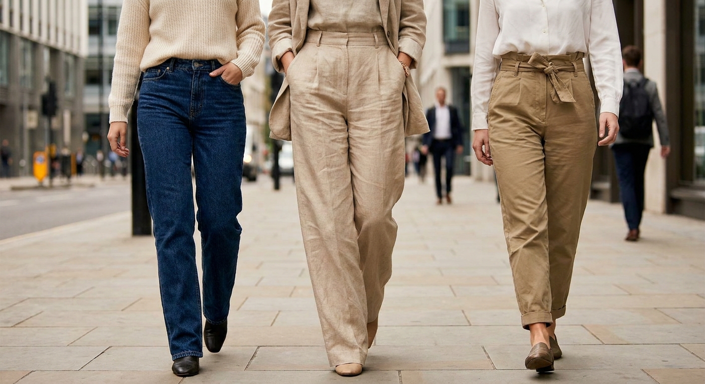 Češky vyhazují skinny džíny. V roce 2026 ovládnou ulice tyto kalhoty, které skryjí bříško a prodlouží nohy