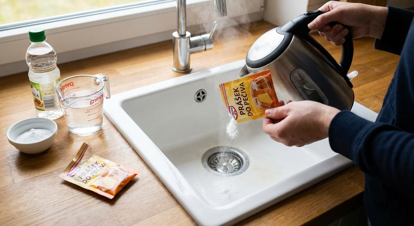 Detailed image of a chrome sink drain showcasing water droplets and a metallic finish.