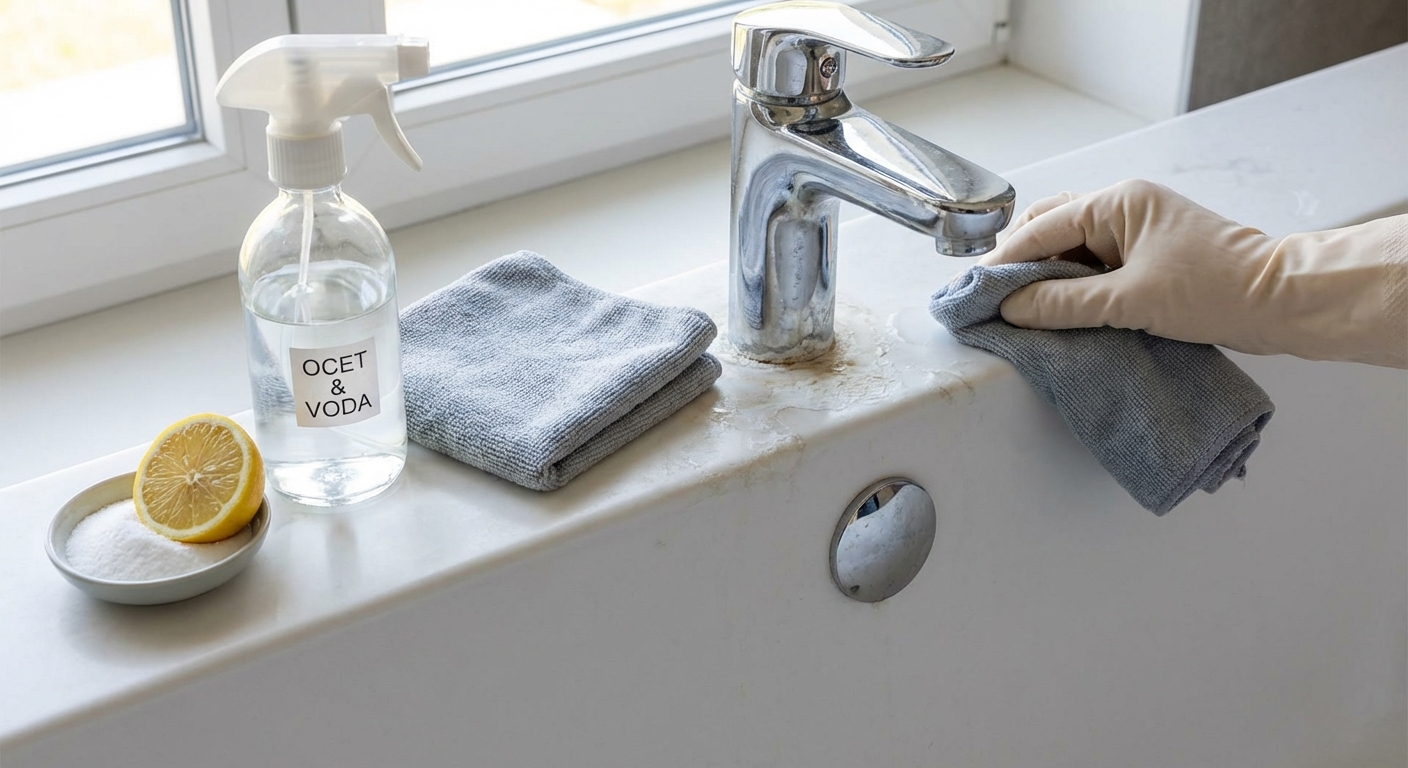 A pumice stone placed on a bathtub edge, ideal for foot care in a contemporary bathroom setting.