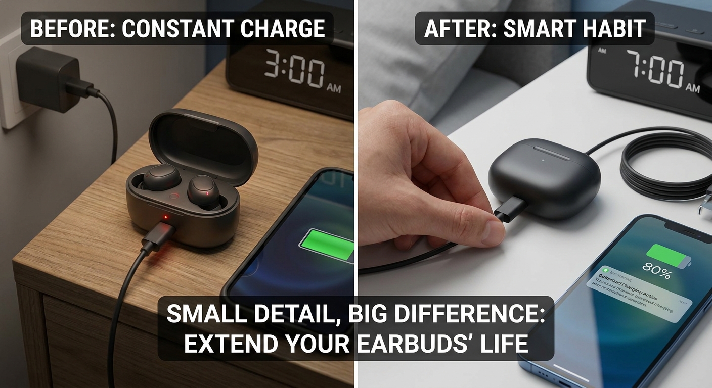 Jedna chyba při nabíjení sluchátek jim ničí baterii už po pár týdnech. Většina lidí to dělá špatně