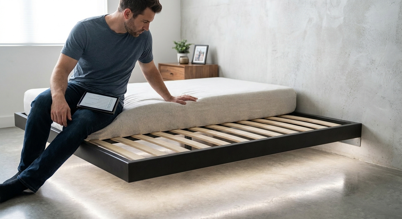 Kašlu na drahé postele z masivu. Našel jsem novinku, která se vznáší ve vzduchu a záda v ní přestanou bolet