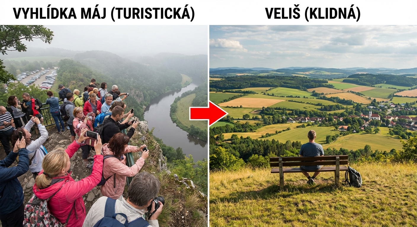 Aerial view of lush green forest under dark storm clouds in Blatno, Česko, capturing a dramatic summer landscape.