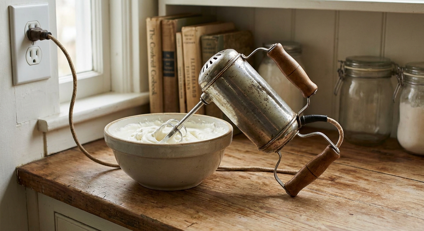 Kdo doma schovává starý ruční šlehač na kličku? Možná máte v kuchyni poklad, který dnes stojí jmění