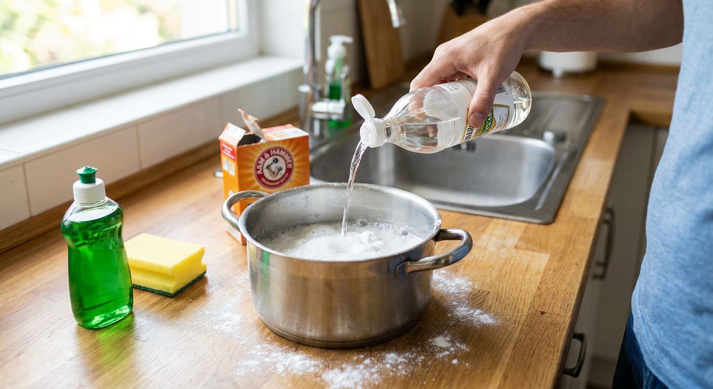 Kdo ještě používá klasický jar na nádobí, vyhazuje peníze oknem. Tato domácí směs vyčistí i připálené hrnce za pár korun