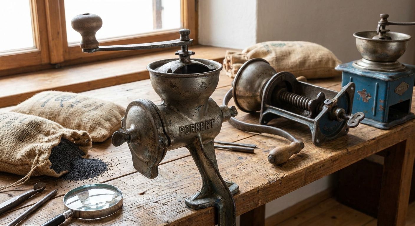 Kdo má doma starý ruční mlýnek na mák, má v kuchyni poklad. Sběratelé hledají tento konkrétní litinový model