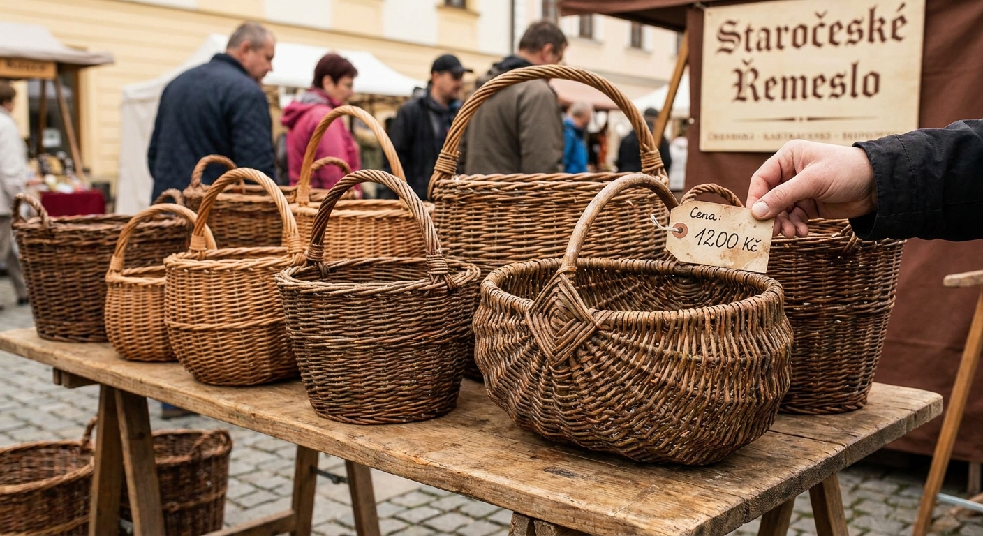 Kdo má doma tento starý proutěný košík na houby? Sběratelé ho dnes cení víc než plastové košíky