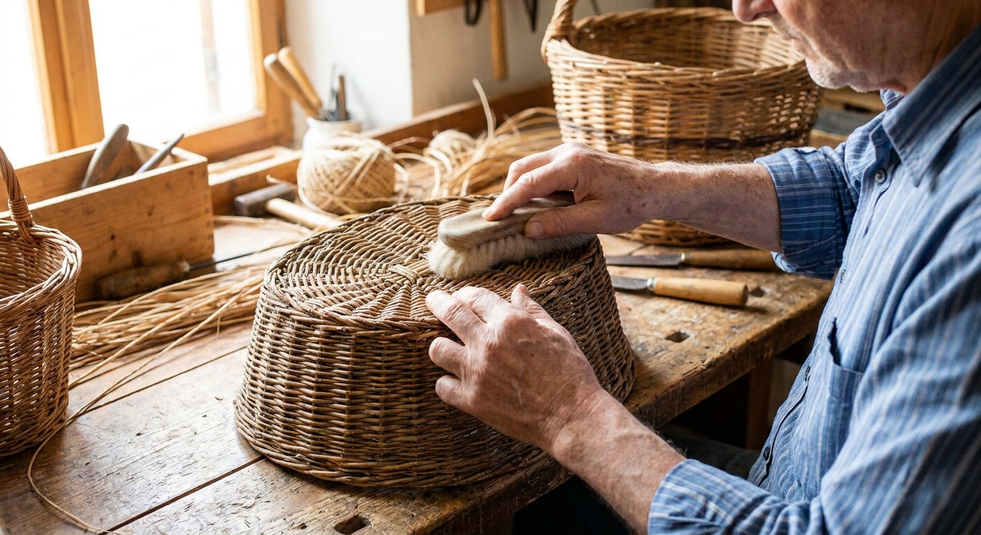 Kdo má doma tento starý proutěný košík na houby? Sběratelé ho dnes cení víc než plastové košíky