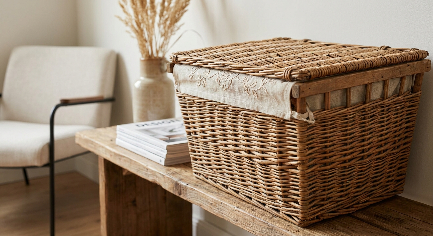 Kdo má doma tento starý proutěný koš na prádlo? Sběratelé retra ho dnes cení víc než moderní plasty