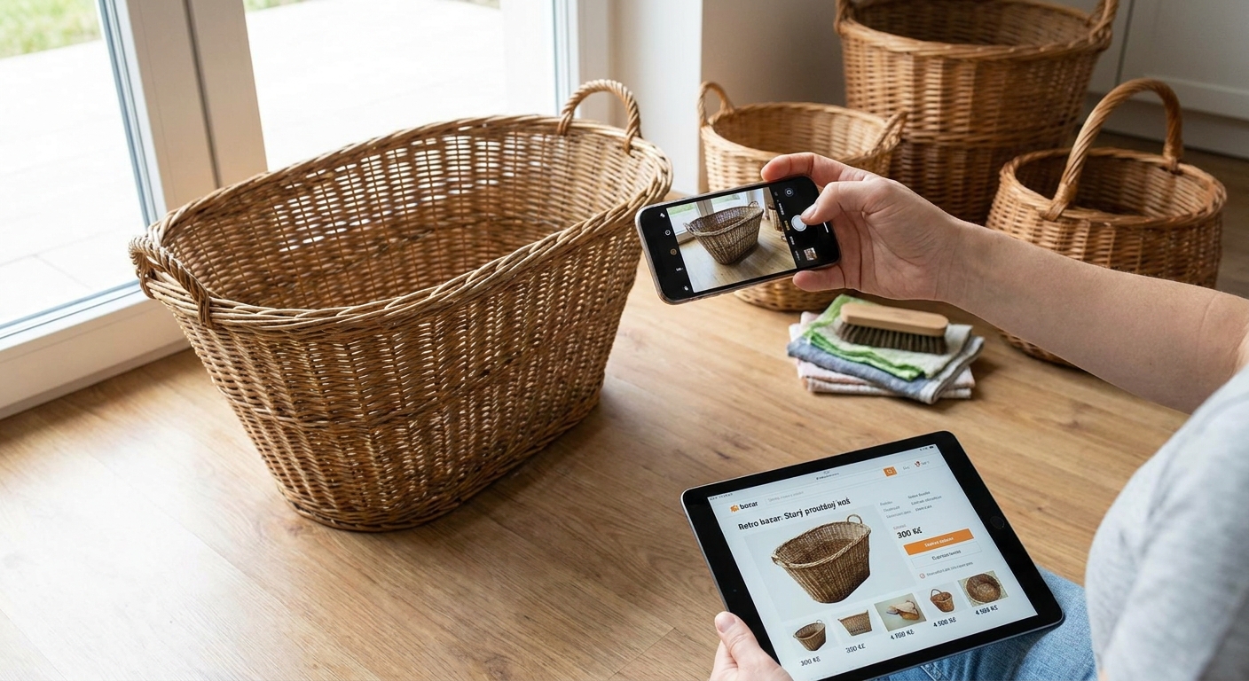 Kdo má doma tento starý proutěný koš na prádlo? Sběratelé retra ho dnes cení víc než moderní plasty