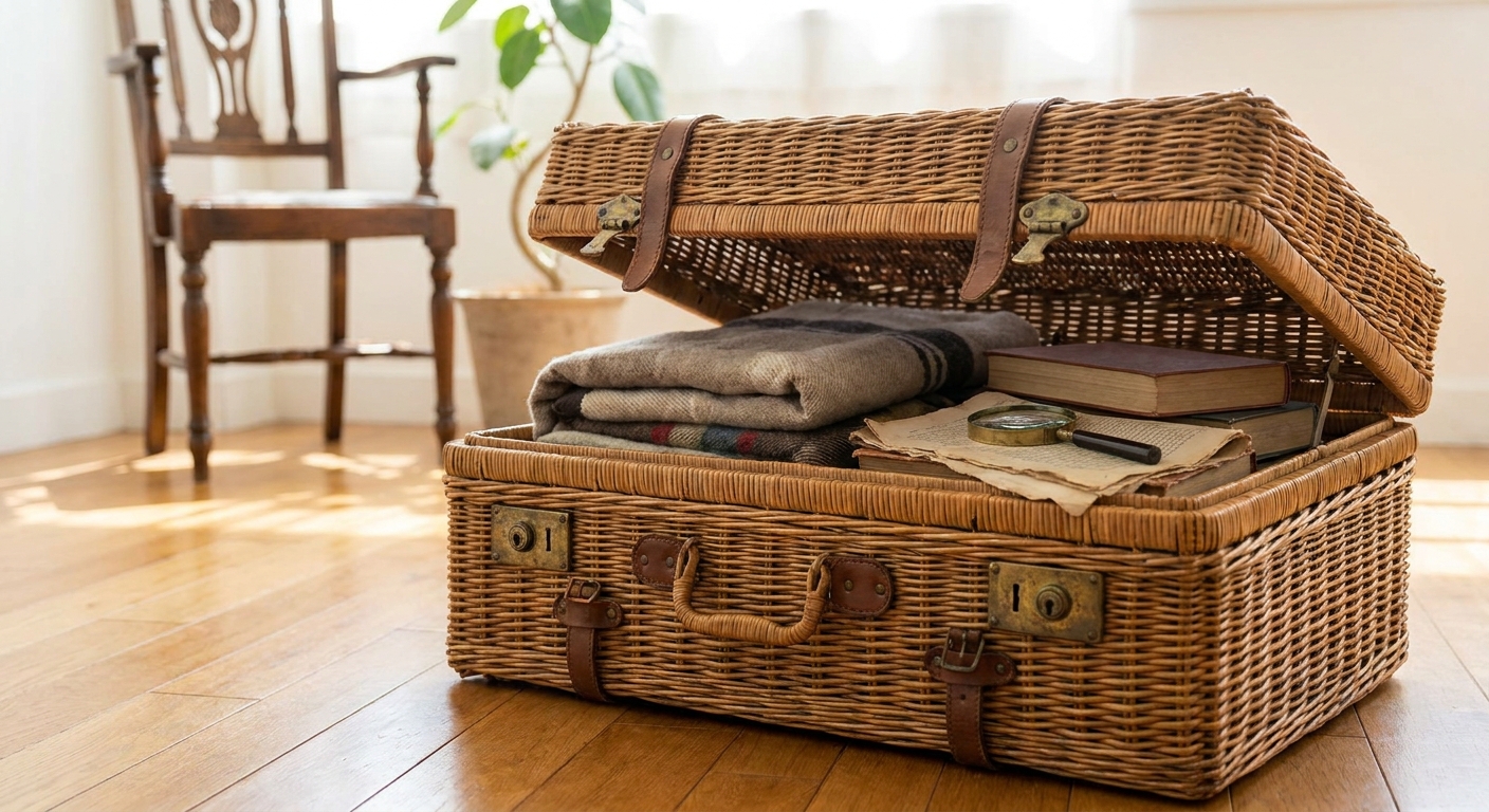 Kdo má doma tento starý proutěný kufr po prababičce? Sběratelé retra ho dnes cení víc než kůži