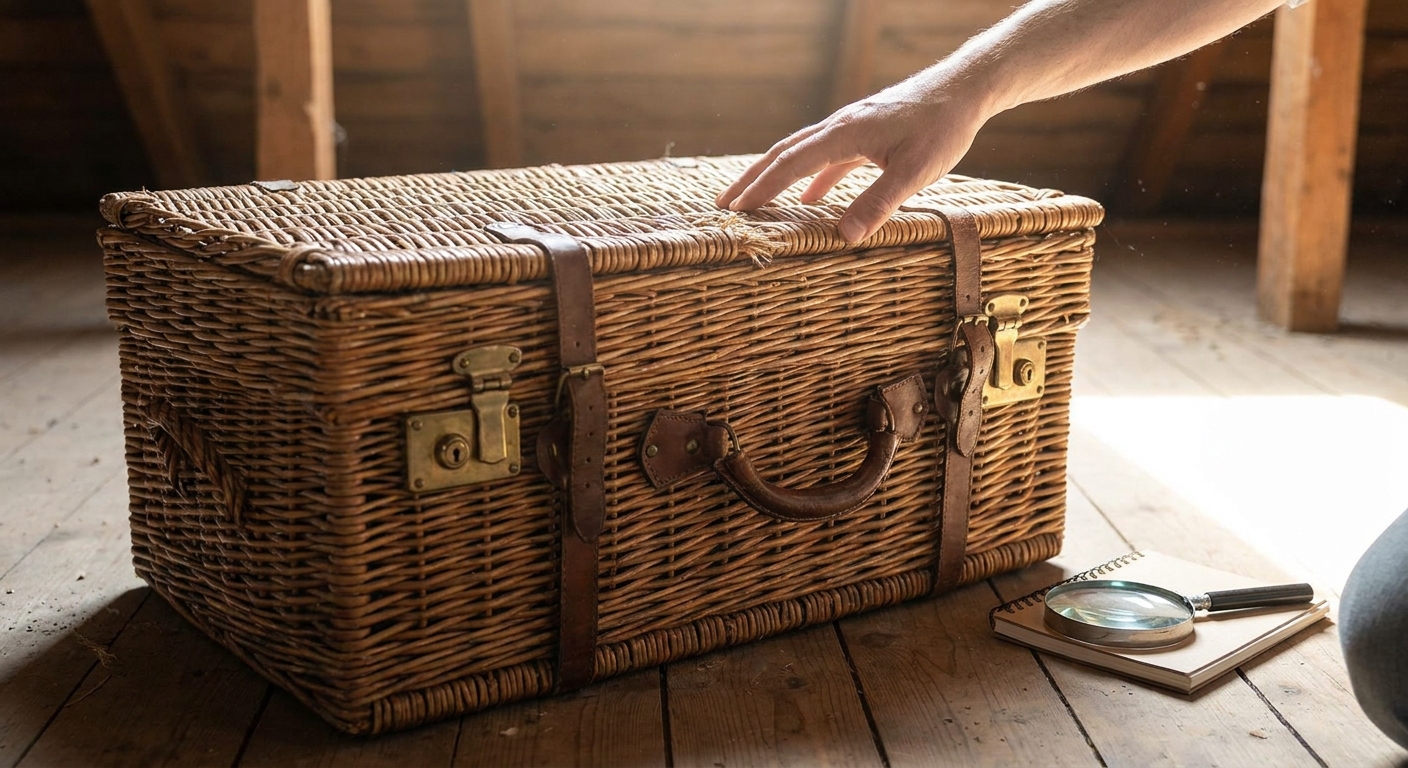 Kdo má doma tento starý proutěný kufr po prababičce? Sběratelé retra ho dnes cení víc než kůži