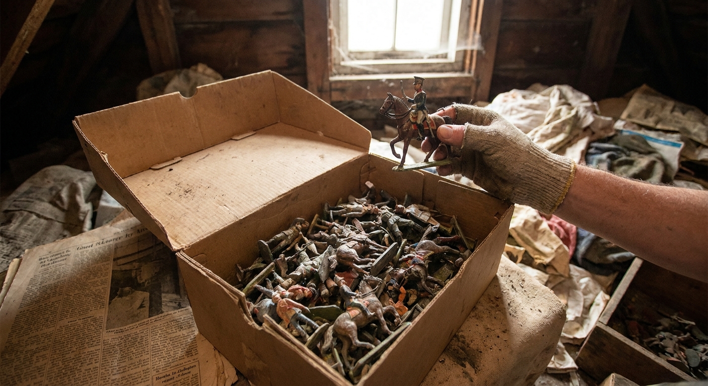 Kdo má doma tyto staré olověné vojáčky? Sběratelé teď vykupují určité série za ceny, které vás překvapí