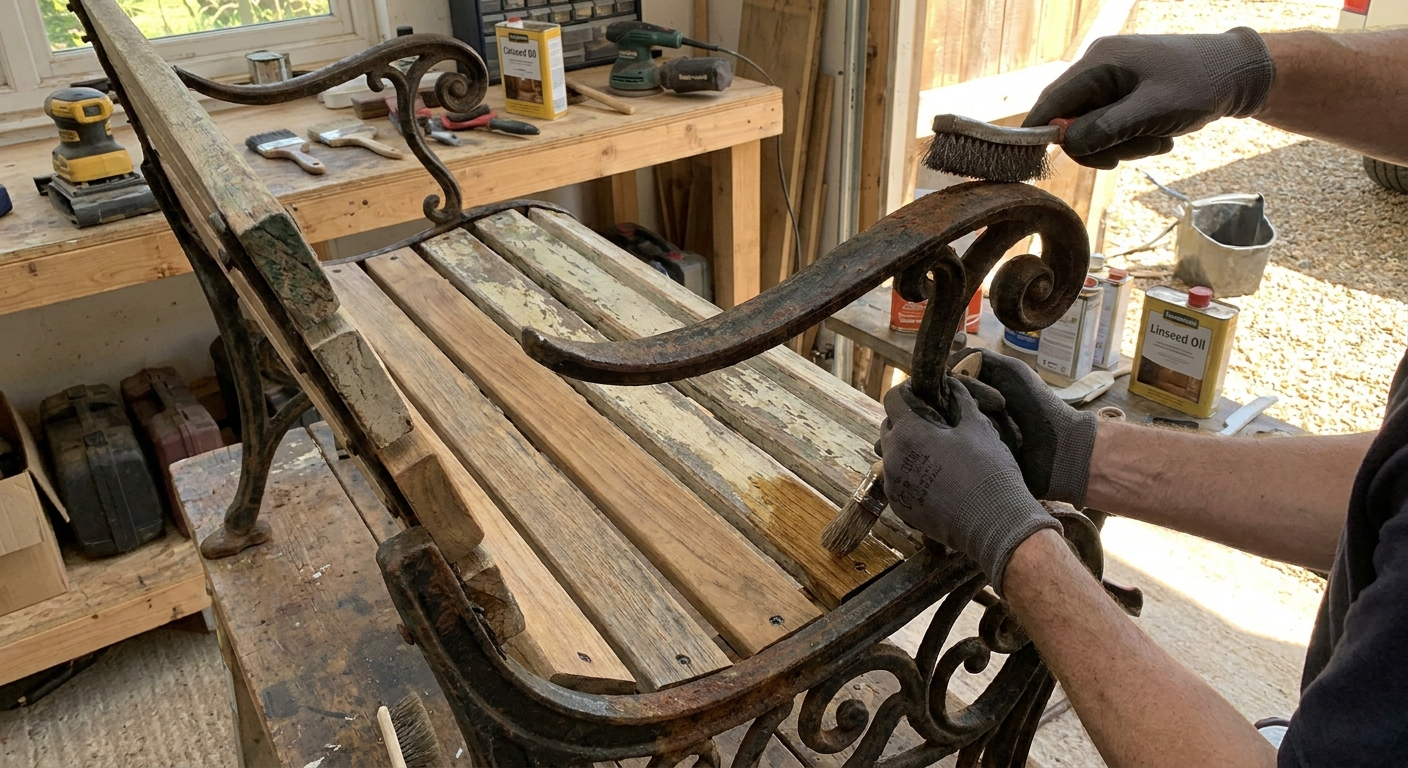 Kdo má na zahradě tento starý typ lavičky, má doma designový skvost. Dnes se prodávají za desetinásobek