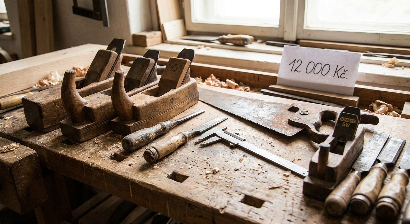 Kdo má v garáži staré nářadí po dědovi? Sběratelé nářadí za něj dnes nabízejí neuvěřitelné sumy